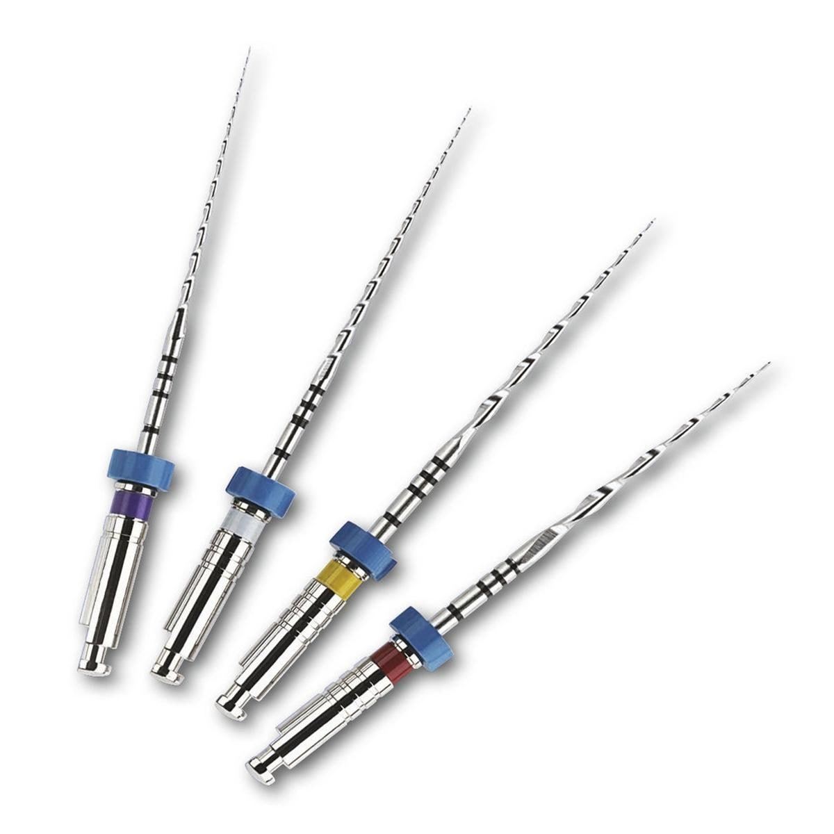 Mtwo NiTi vijlen - Basissequence - 31 mm, werklengte 21 mm - .04 10, .05 15, .06 20, .06 25